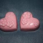 Guest-size Heart Soaps